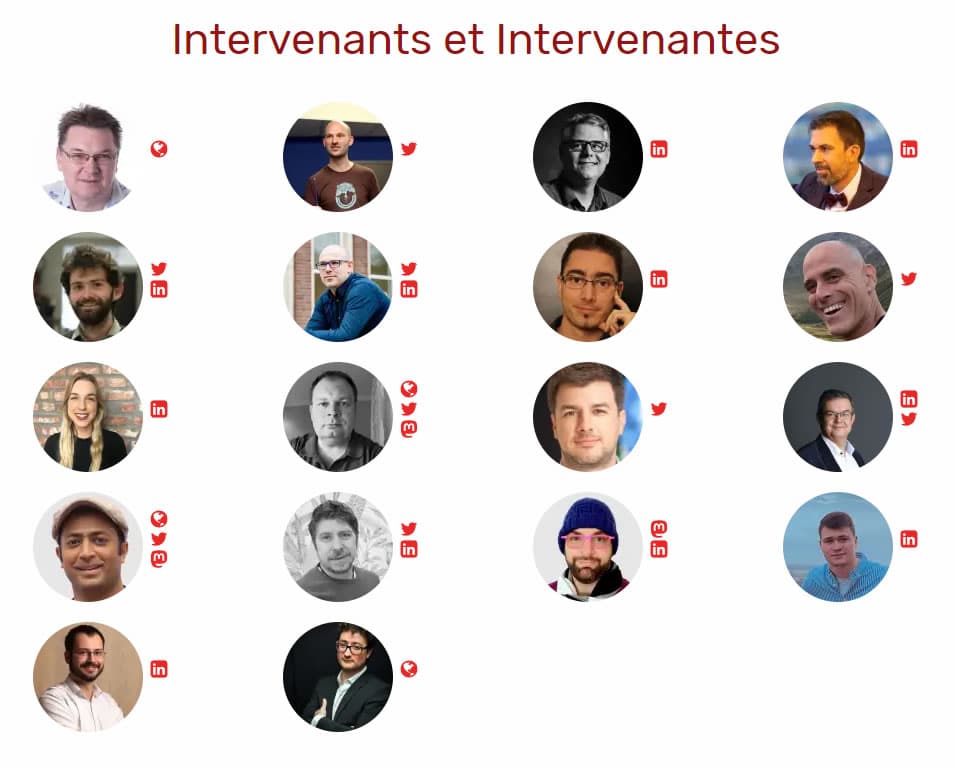 Les intervenants de We Love Speed 2023