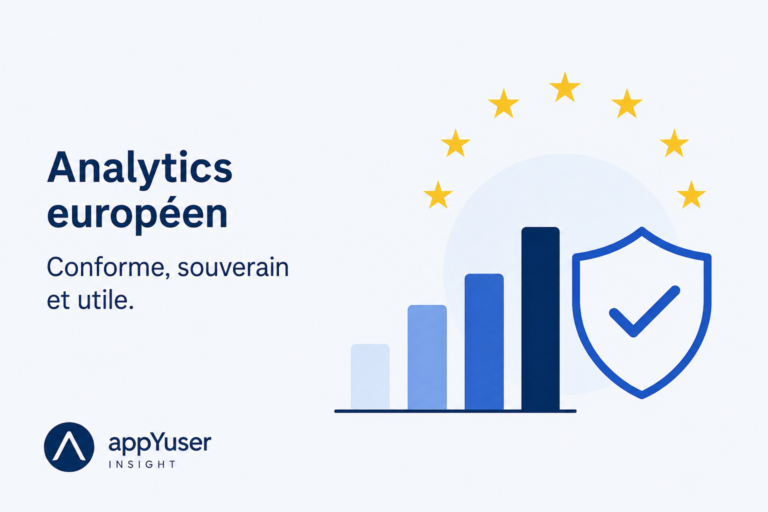 Illustration d’une solution analytics européenne conforme au RGPD pour mesurer l’expérience digitale réelle et protéger les données.